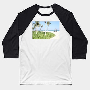 Beach Landscape Baseball T-Shirt